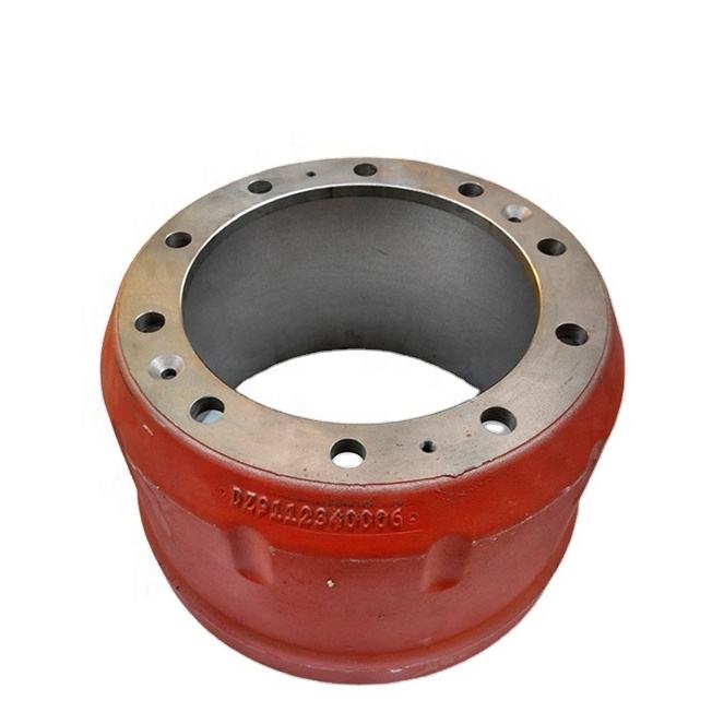 SHACMAN Truck Rear Brake Drum DZ9112340006 Akụkụ chassis dị arọ